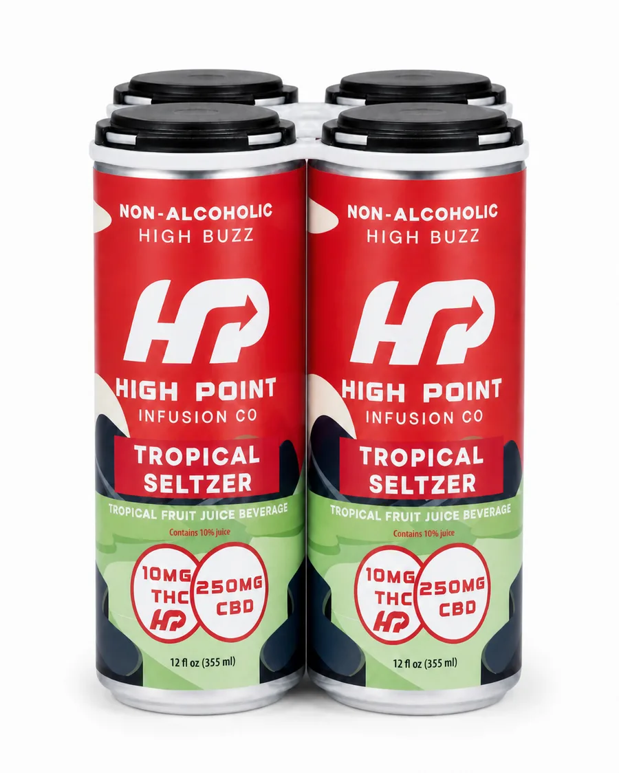 Tropical Seltzer – High Buzz (10mg THC)